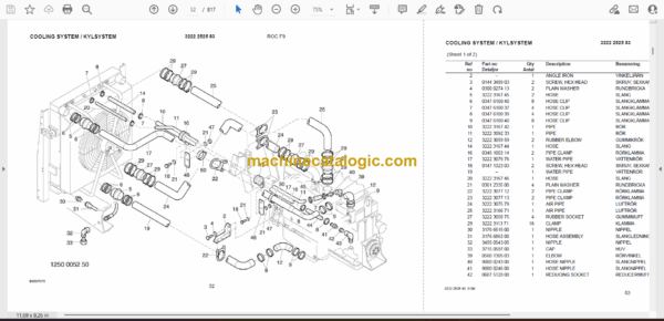 Atlas Copco F9-11TH ROC Parts Manual - Image 2