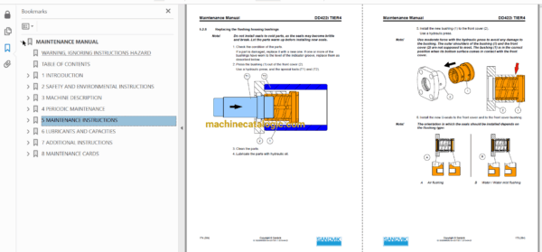 Sandvik DD422i Drilling Rig Full Documents (Service, Operator, Maintenance Manual and Parts Catalog) [119D59457] - Image 4