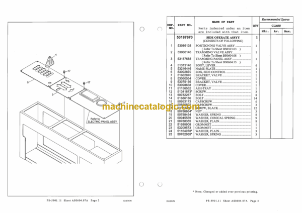Atlas Copco CM470 Crawler Drilling Machine Parts Manual (W002491BE) - Image 4