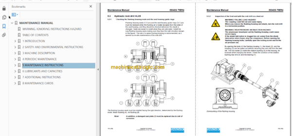 Sandvik DD422i Drilling Rig Full Documents (Service, Operator, Maintenance Manual and Parts Catalog) [119D59457] - Image 3