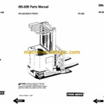 BT RCX25, RCX30C, RCX30, RCX35, RCX40, RCX45, RCX50 Reach Truck Operator and Parts Manual