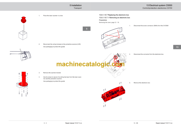 BT LAE250, SAE160 Electric Pallet Truck Master Service Manual - Image 3