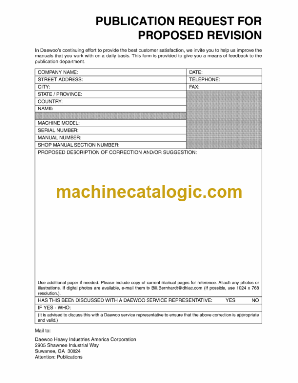 Daewoo Solar 450-3 Excavator Operation and Maintenance Manual (Serial Number 0004 and Up) - Image 4