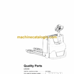 BT LWE250 Electric Pallet Truck Quality Parts Manual