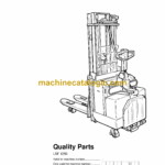 BT LSF1250 Pedestrian Stacker Quality Parts Manual