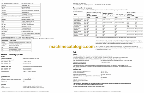 Volvo L330E Wheel Loader Operators Manual - Image 2