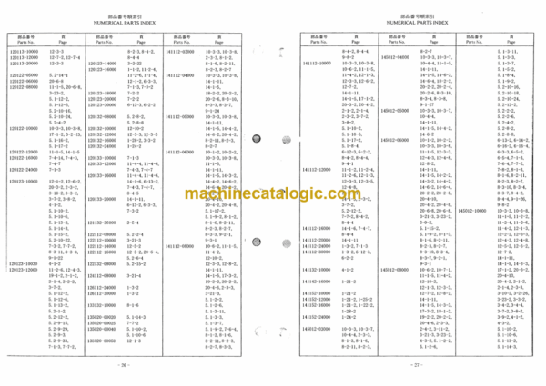 Furukawa HCR10 DS Drill Rig Parts Manual - Image 3