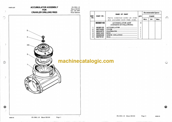 Ingersoll Rand XL635 Parts Manual (T-65037E) - Image 3
