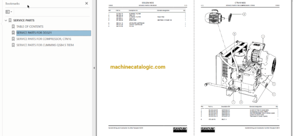 Sandvik DD321-40 Drilling Rig Full Documents (Service, Operator, Maintenance Manual and Parts Catalog) [116D43420] - Image 4