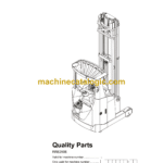 BT RRE250E Reach Truck Quality Parts Manual