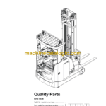 BT RRE140B Reach Truck Quality Parts Manual
