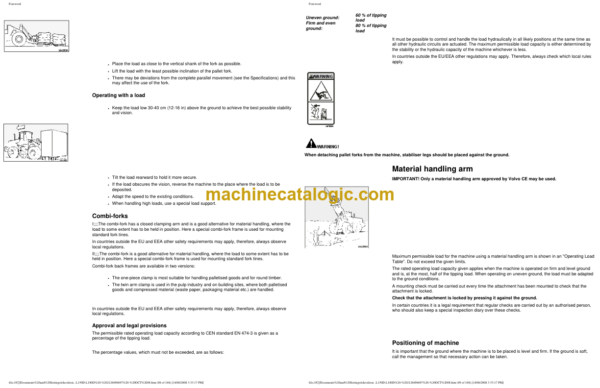 Volvo L150D, L180D Wheel Loader Operators Manual - Image 2