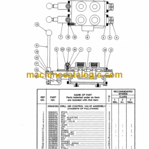 Ingersoll Rand CM341 Crawler Drilling Machine Parts Manual