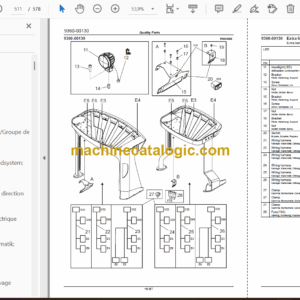 BT RRE250, RRE250C, RRE250E, RRE250EC Reach Truck Quality Parts Manual