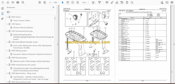 BT RRE250, RRE250C, RRE250E, RRE250EC Reach Truck Quality Parts Manual - Image 2