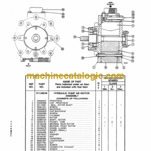 Ingersoll Rand CM341 Crawler Drilling Machine Parts Manual