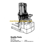 BT LSR1200-3 Stand-In Stacker Quality Parts Manual