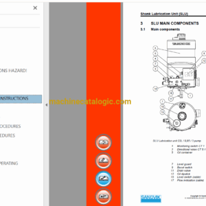 Sandvik DD321-40 Drilling Rig Full Documents (Service, Operator, Maintenance Manual and Parts Catalog) [118D52848]