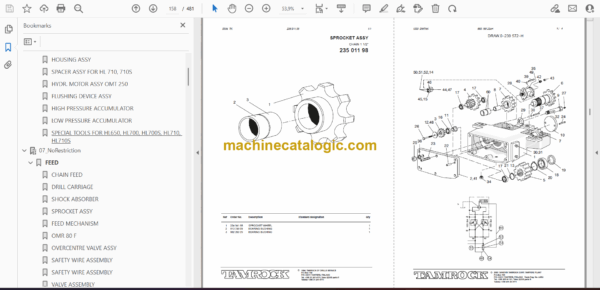Sandvik Ranger 680-2 Drill Rig Parts Manual (105T8335-1) - Image 2