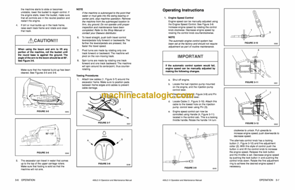 Daewoo Solar 400LC-3 Excavator Operation and Maintenance Manual (Serial Number 0001 thru 0079) - Image 3