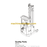 BT RRE200C Reach Truck Quality Parts Manual