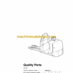 BT OL25 Electric Pallet Truck Quality Parts Manual