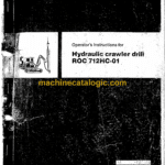 Atlas Copco 712HC-01 ROC Operating Instruction (9852 0500 01)