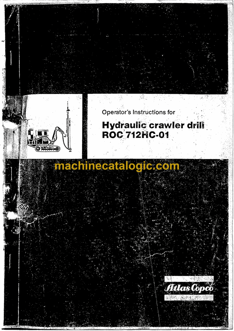 Atlas Copco 712HC-01 ROC Operating Instruction (9852 0500 01)
