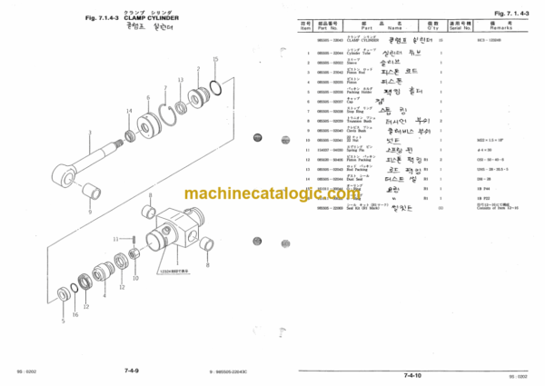 Furukawa HCR10 DS Drill Rig Parts Manual - Image 4