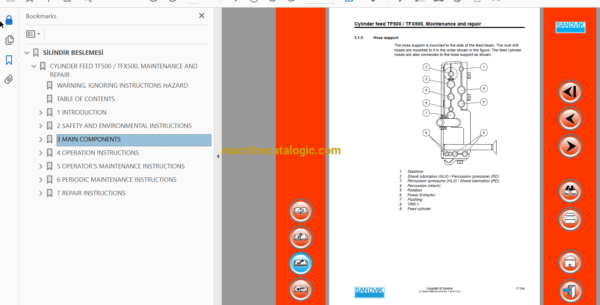 Sandvik DD321-40 Drilling Rig Full Documents (Service, Operator, Maintenance Manual and Parts Catalog) [118D55643] - Image 3