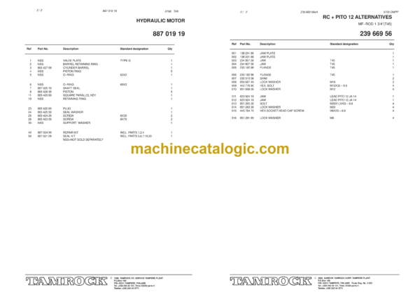 Sandvik Ranger 700 Drill Rig Parts Manual (101T2541-1) - Image 3