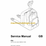 BT P24 Electric Pallet Truck Master Service Manual