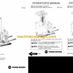 BT RR45 Rider Truck Operator and Parts Manual
