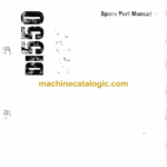 Sandvik DI550 Drill Rig Parts Manual (112H18783-1)