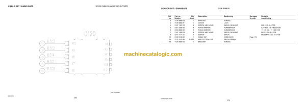Atlas Copco BMR 282 to Simba1257 Component Set Parts Manual - Image 3
