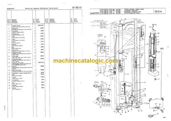 BT RT1350-13, RT1600-13, RT1800-13, RT2000-13 Tow Tractor Quality Parts Manual - Image 4