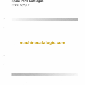 Atlas Copco L8(25)LF ROC Parts Manual