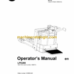 BT LPE200 Electric Pallet Truck Operators Manual