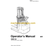 BT RWE120 Reach Truck Operators Manual