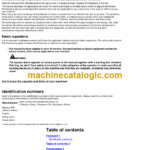 Volvo EC55B Excavator Operators Manual