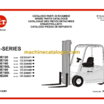 BT C3E120, C3E160, C3E150, C3E160L, C3E180, C3E180L, C3E200 Electric Counterbalance Forklift Cargo Parts Manual