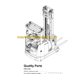BT RRE120B Reach Truck Quality Parts Manual