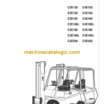 BT C3E120, C4E120, C3E150, C4E150, C3E160, C4E160, C3E160L, C4E160L, C3E180, C4E180, C3E180L, C4E180L, C3E200, C4E200 Electric Forklift Service Manual
