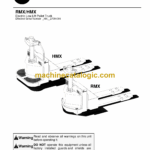 BT RMX, HMX Reach Truck Master Service Manual