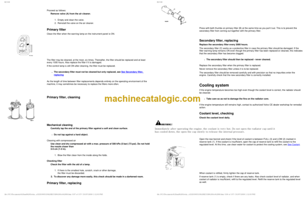 Volvo EC55B Excavator Operators Manual - Image 3