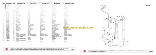 BT C3E120, C3E160, C3E150, C3E160L, C3E180, C3E180L, C3E200 Electric Counterbalance Forklift Cargo Parts Manual - Image 4