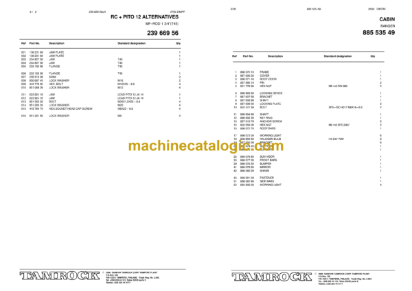 Sandvik Ranger 600 Drill Rig Parts Manual (101T2344-1) - Image 4
