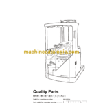 BT RR B7, B8, E7, E8C-ACi Reach Truck Quality Parts Manual