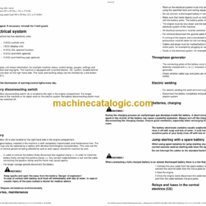 Volvo L20B, L25B Compact Wheel Loader Operators Manual