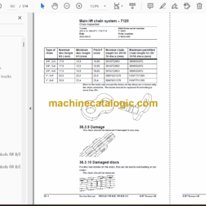 BT Reflex RR B,E RR B,E CC Reach Truck Master Service Manual